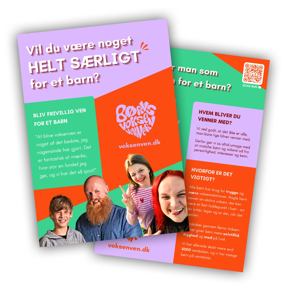 Flyers - Vil du være noget særligt for et barn