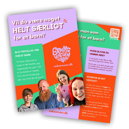 Flyers - Vil du være noget særligt for et barn